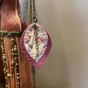 Cute matching necklace and earrings